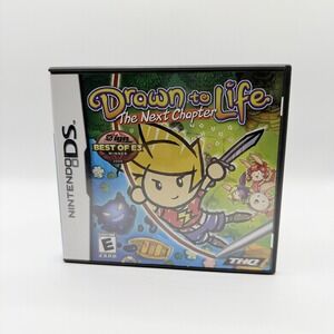 Drawn To Life: The Next Chapter Nintendo‎ DS Game E THQ NTSC-U/C Case Manual